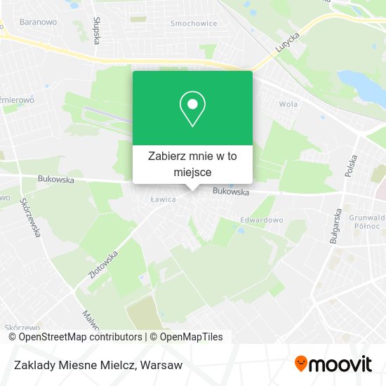 Mapa Zaklady Miesne Mielcz