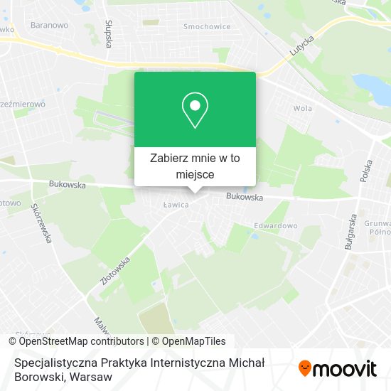 Mapa Specjalistyczna Praktyka Internistyczna Michał Borowski