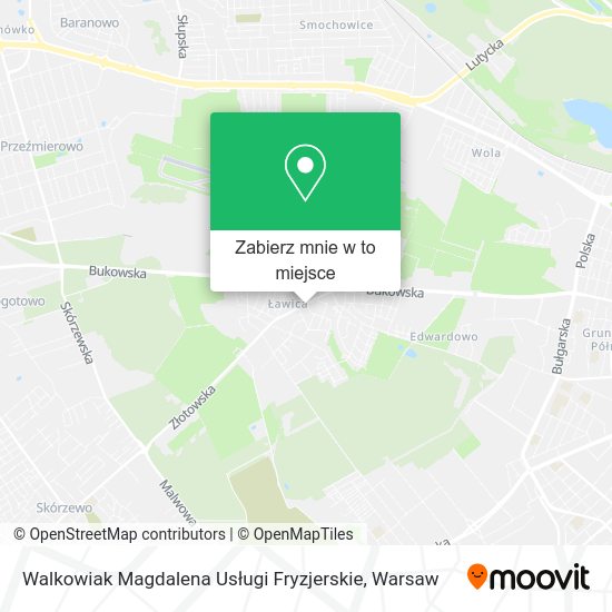 Mapa Walkowiak Magdalena Usługi Fryzjerskie