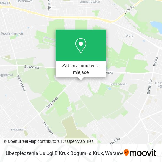 Mapa Ubezpieczenia Usługi B Kruk Bogumiła Kruk