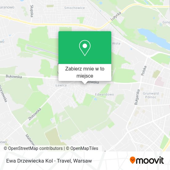 Mapa Ewa Drzewiecka Kol - Travel