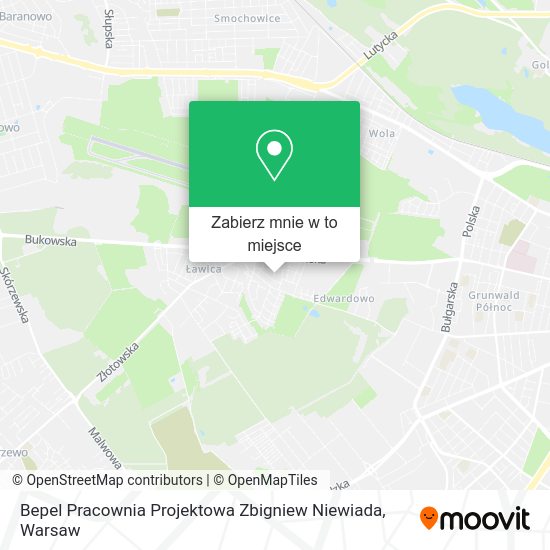 Mapa Bepel Pracownia Projektowa Zbigniew Niewiada