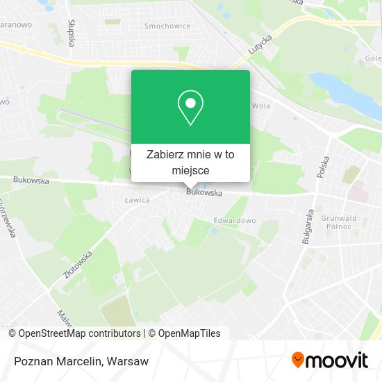 Mapa Poznan Marcelin