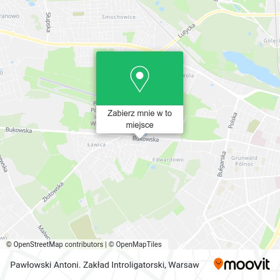 Mapa Pawłowski Antoni. Zakład Introligatorski