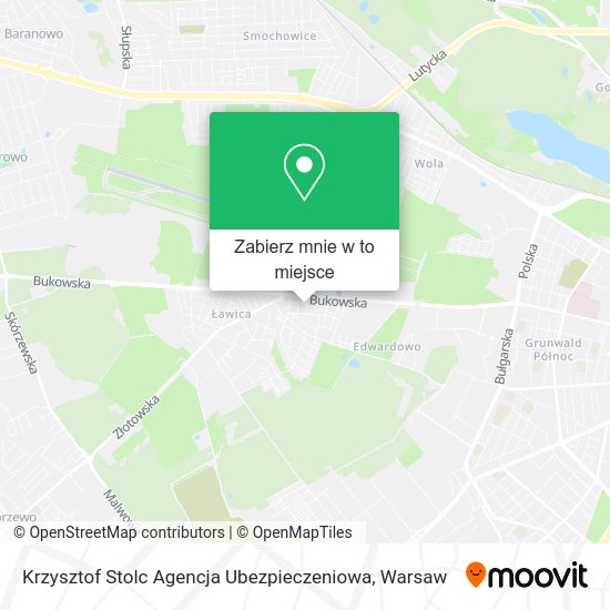 Mapa Krzysztof Stolc Agencja Ubezpieczeniowa