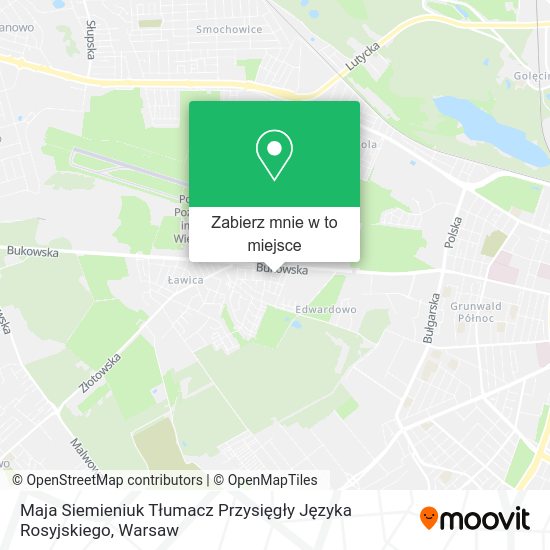 Mapa Maja Siemieniuk Tłumacz Przysięgły Języka Rosyjskiego