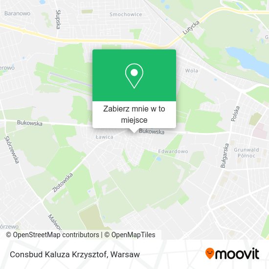 Mapa Consbud Kaluza Krzysztof