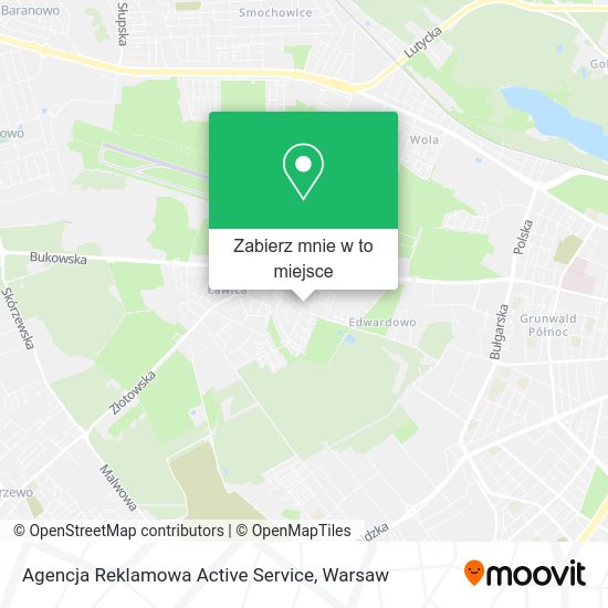 Mapa Agencja Reklamowa Active Service