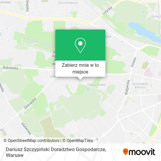 Mapa Dariusz Szczypiński Doradztwo Gospodarcze