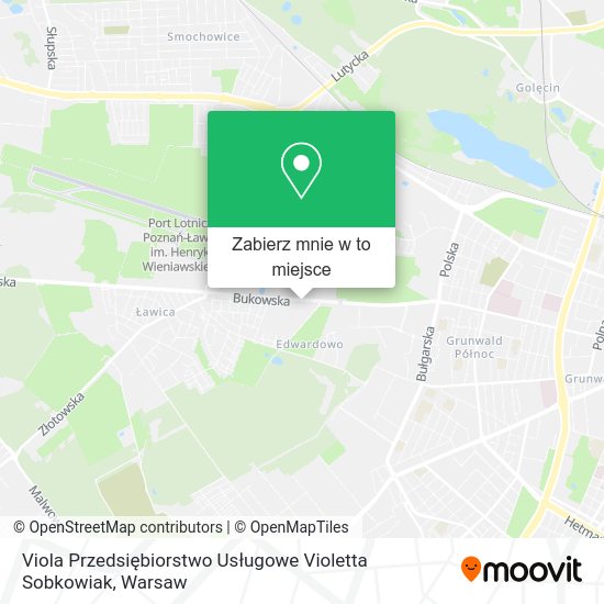 Mapa Viola Przedsiębiorstwo Usługowe Violetta Sobkowiak