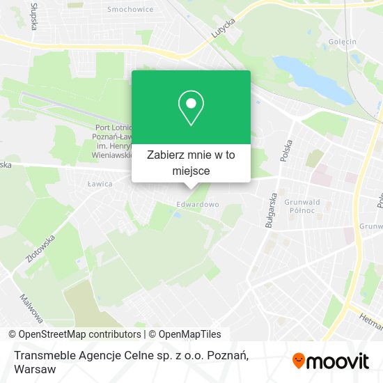 Mapa Transmeble Agencje Celne sp. z o.o. Poznań