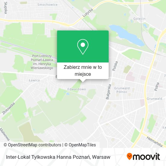 Mapa Inter-Lokal Tylkowska Hanna Poznań