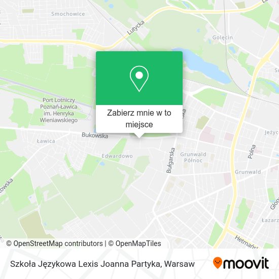 Mapa Szkoła Językowa Lexis Joanna Partyka