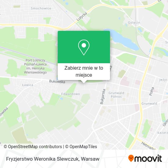 Mapa Fryzjerstwo Weronika Slewczuk