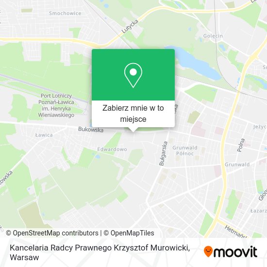 Mapa Kancelaria Radcy Prawnego Krzysztof Murowicki