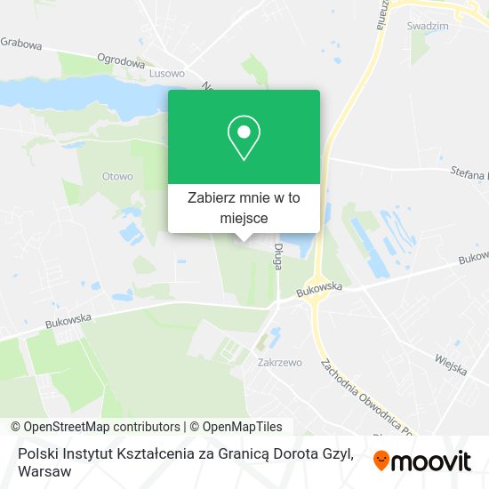 Mapa Polski Instytut Kształcenia za Granicą Dorota Gzyl