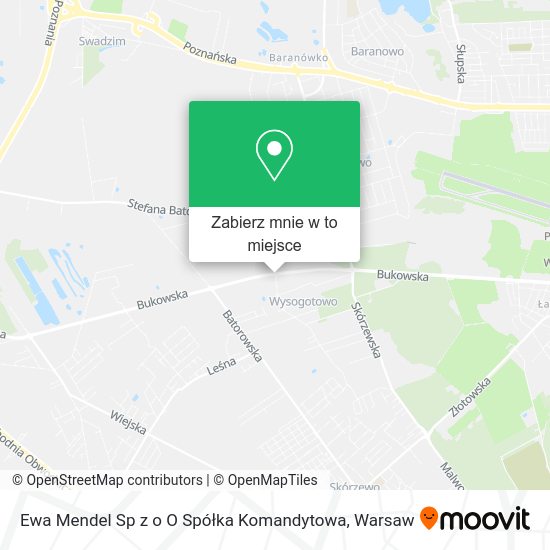 Mapa Ewa Mendel Sp z o O Spółka Komandytowa