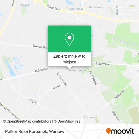 Mapa Polkor Róża Korbanek