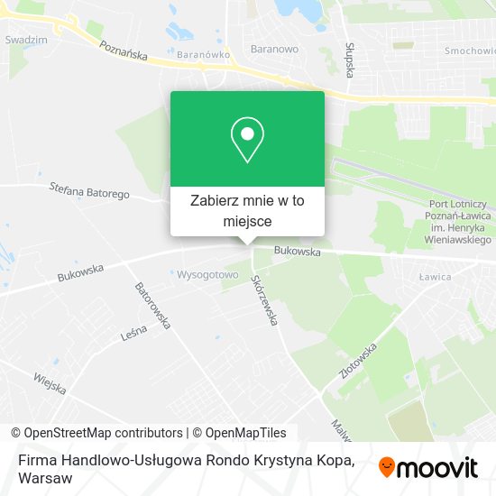 Mapa Firma Handlowo-Usługowa Rondo Krystyna Kopa