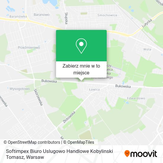 Mapa Softimpex Biuro Uslugowo Handlowe Kobylinski Tomasz