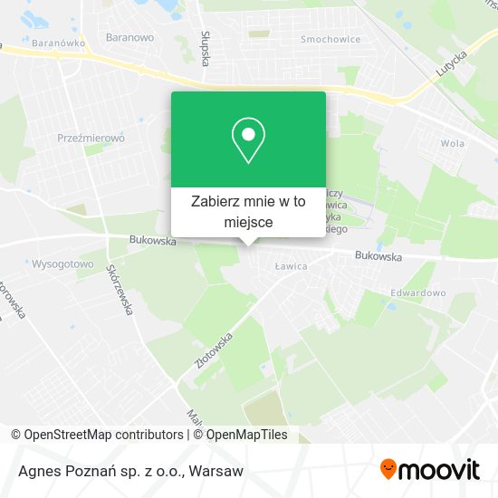 Mapa Agnes Poznań sp. z o.o.