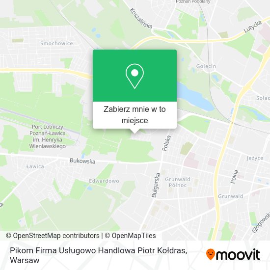 Mapa Pikom Firma Usługowo Handlowa Piotr Kołdras