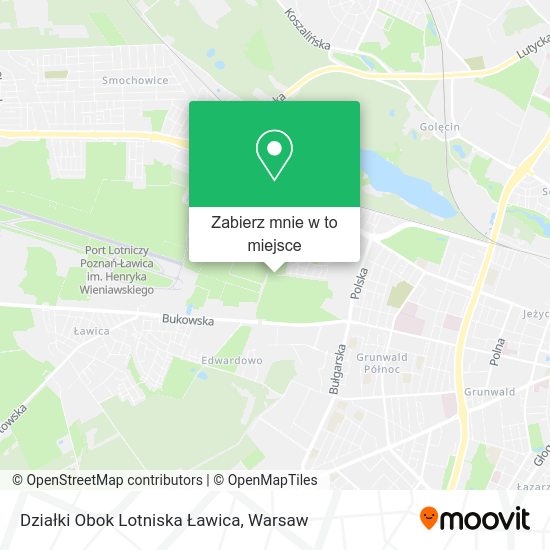 Mapa Działki Obok Lotniska Ławica