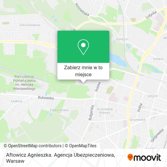 Mapa Aftowicz Agnieszka. Agencja Ubezpieczeniowa