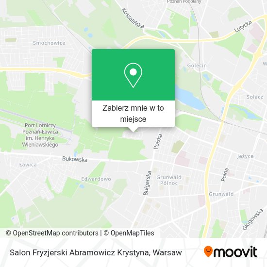 Mapa Salon Fryzjerski Abramowicz Krystyna