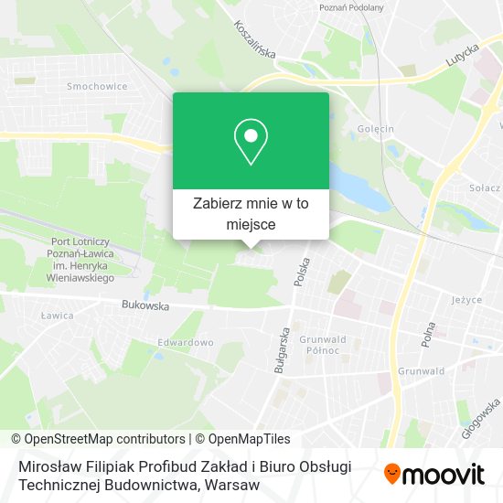 Mapa Mirosław Filipiak Profibud Zakład i Biuro Obsługi Technicznej Budownictwa