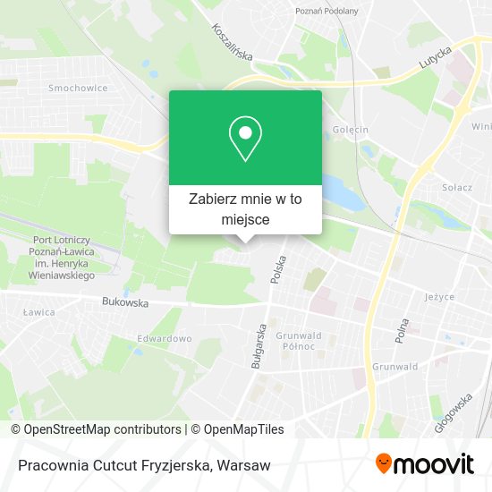 Mapa Pracownia Cutcut Fryzjerska