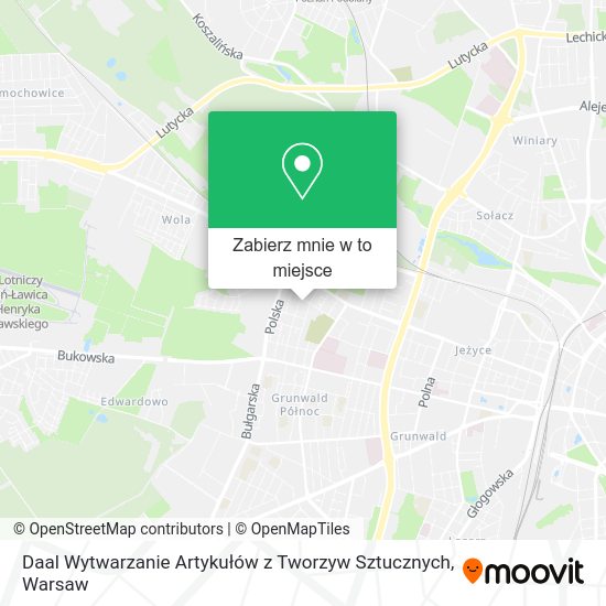 Mapa Daal Wytwarzanie Artykułów z Tworzyw Sztucznych