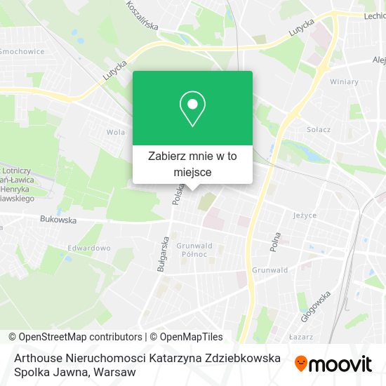 Mapa Arthouse Nieruchomosci Katarzyna Zdziebkowska Spolka Jawna