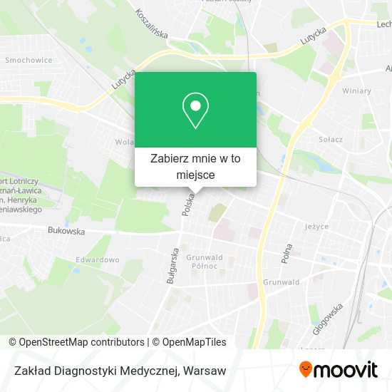 Mapa Zakład Diagnostyki Medycznej