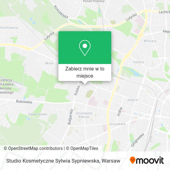 Mapa Studio Kosmetyczne Sylwia Sypniewska