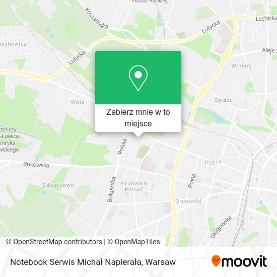 Mapa Notebook Serwis Michał Napierała