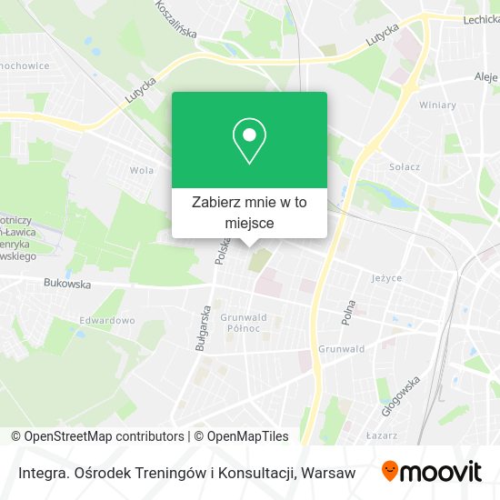 Mapa Integra. Ośrodek Treningów i Konsultacji