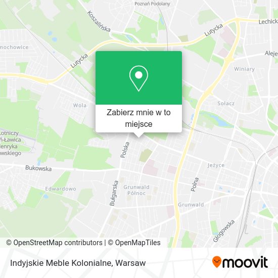 Mapa Indyjskie Meble Kolonialne