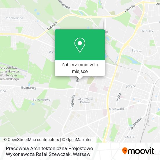 Mapa Pracownia Architektoniczna Projektowo Wykonawcza Rafał Szewczak