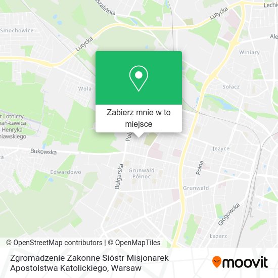 Mapa Zgromadzenie Zakonne Sióstr Misjonarek Apostolstwa Katolickiego