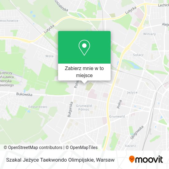 Mapa Szakal Jeżyce Taekwondo Olimpijskie