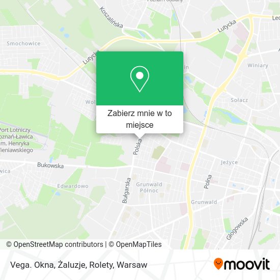 Mapa Vega. Okna, Żaluzje, Rolety