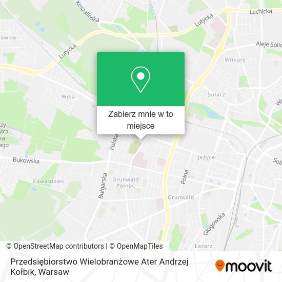 Mapa Przedsiębiorstwo Wielobranżowe Ater Andrzej Kołbik