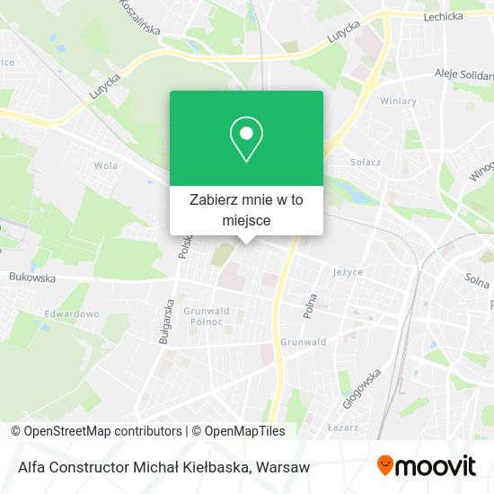 Mapa Alfa Constructor Michał Kiełbaska