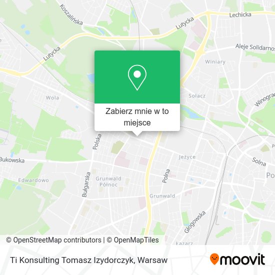 Mapa Ti Konsulting Tomasz Izydorczyk