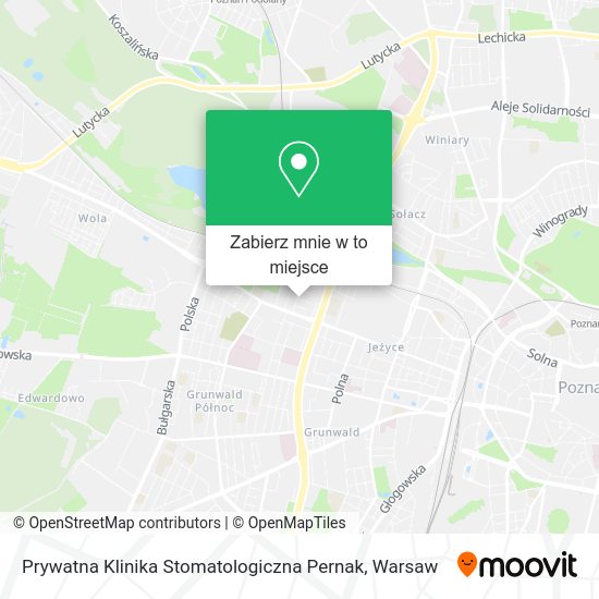 Mapa Prywatna Klinika Stomatologiczna Pernak