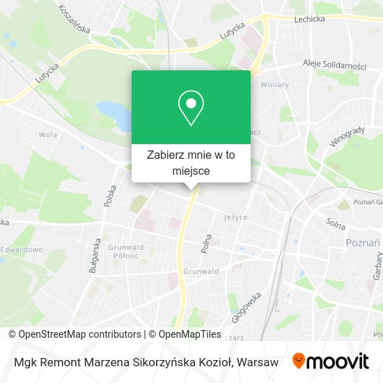 Mapa Mgk Remont Marzena Sikorzyńska Kozioł