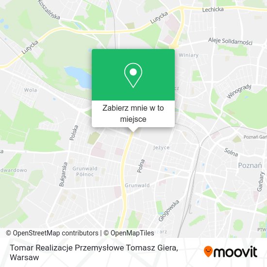 Mapa Tomar Realizacje Przemysłowe Tomasz Giera