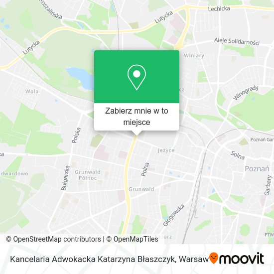 Mapa Kancelaria Adwokacka Katarzyna Błaszczyk