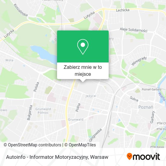 Mapa Autoinfo - Informator Motoryzacyjny